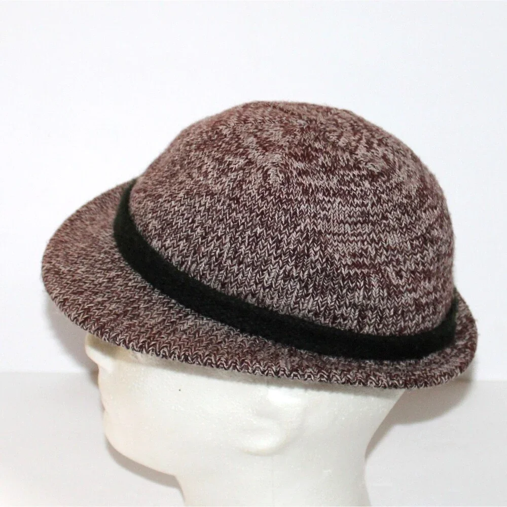 Vintage Hat women pink Union Made Glove Workers of America Creslan acrylic wool